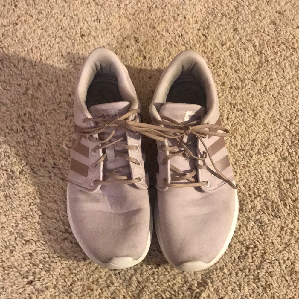 Pink adidas shoes